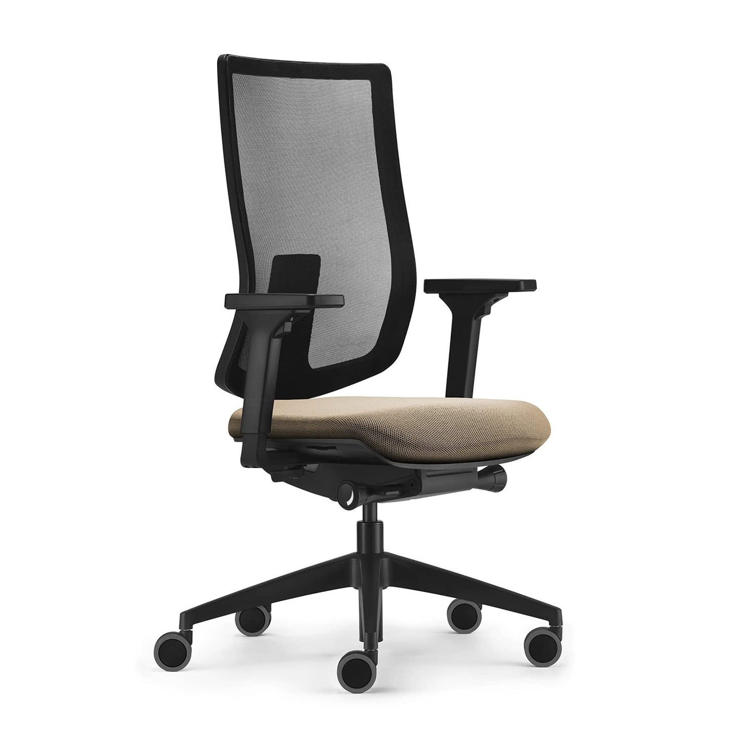 Sedus se:do Pro Light, Drehstuhl, Bürostuhl, Netzmembran Schwarz, Schiebesitz, Armlehnen und Rückenlehne verstellbar, Höhenverstellbar , Kunststoff, 40-52cm, bis 130kg Belastbar, 23° Öffnungswinkel