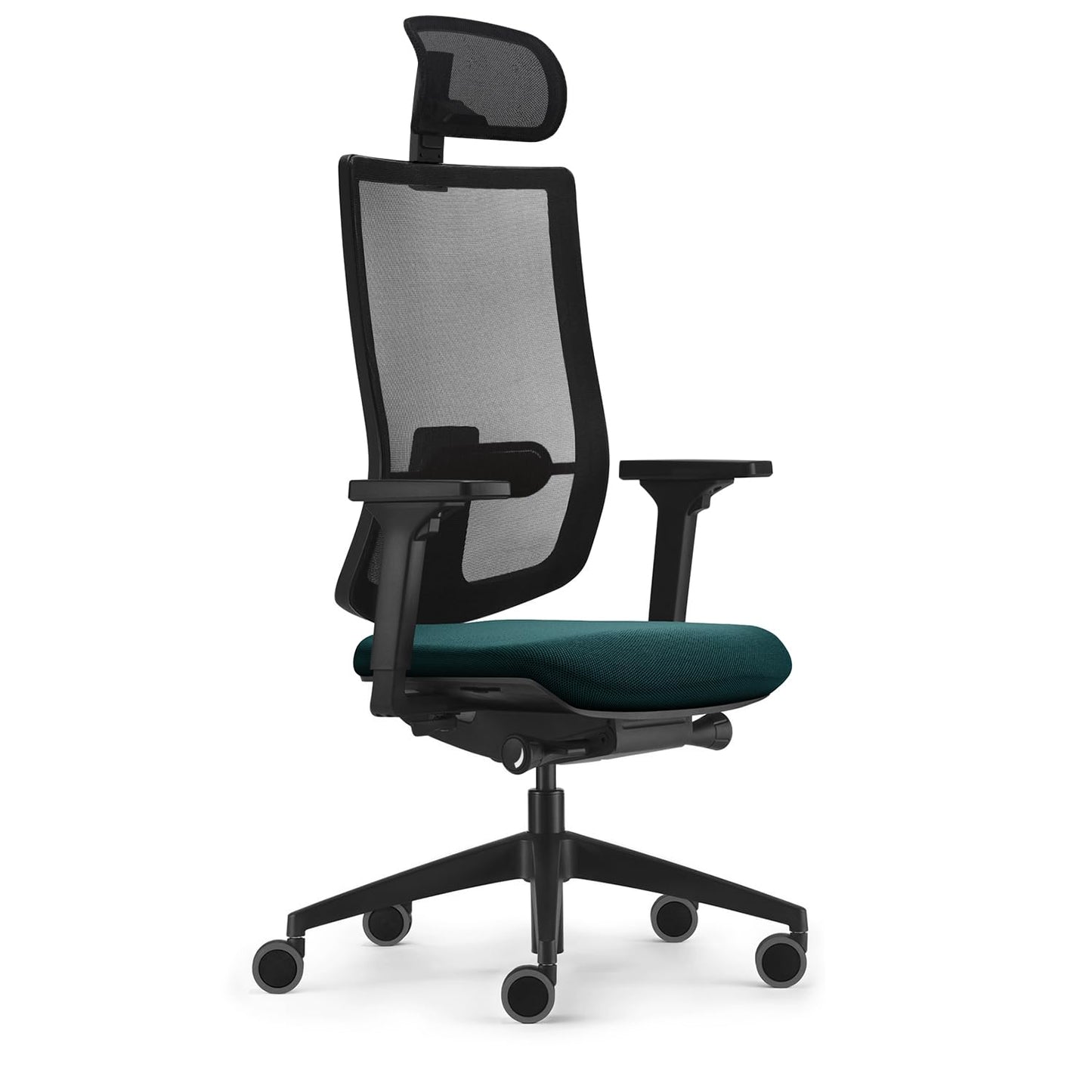 Sedus se:do Pro Light, Drehstuhl, Bürostuhl, Netzmembran Schwarz, Schiebesitz, Armlehnen und Rückenlehne verstellbar, Höhenverstellbar , Kunststoff, 40-52cm, bis 130kg Belastbar, 23° Öffnungswinkel