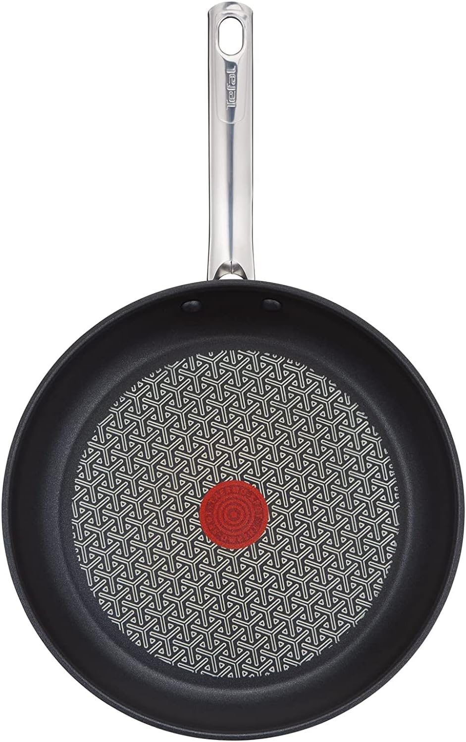 Tefal Duetto 3-teiliges Pfannenset 20,24 und 28 cm, Bratpfannen mit Thermo-Signal bei idealer Brattemperatur, Pfannen induktionsgeeignet für alle Herdarten, auch für Induktionsherde, A704S3