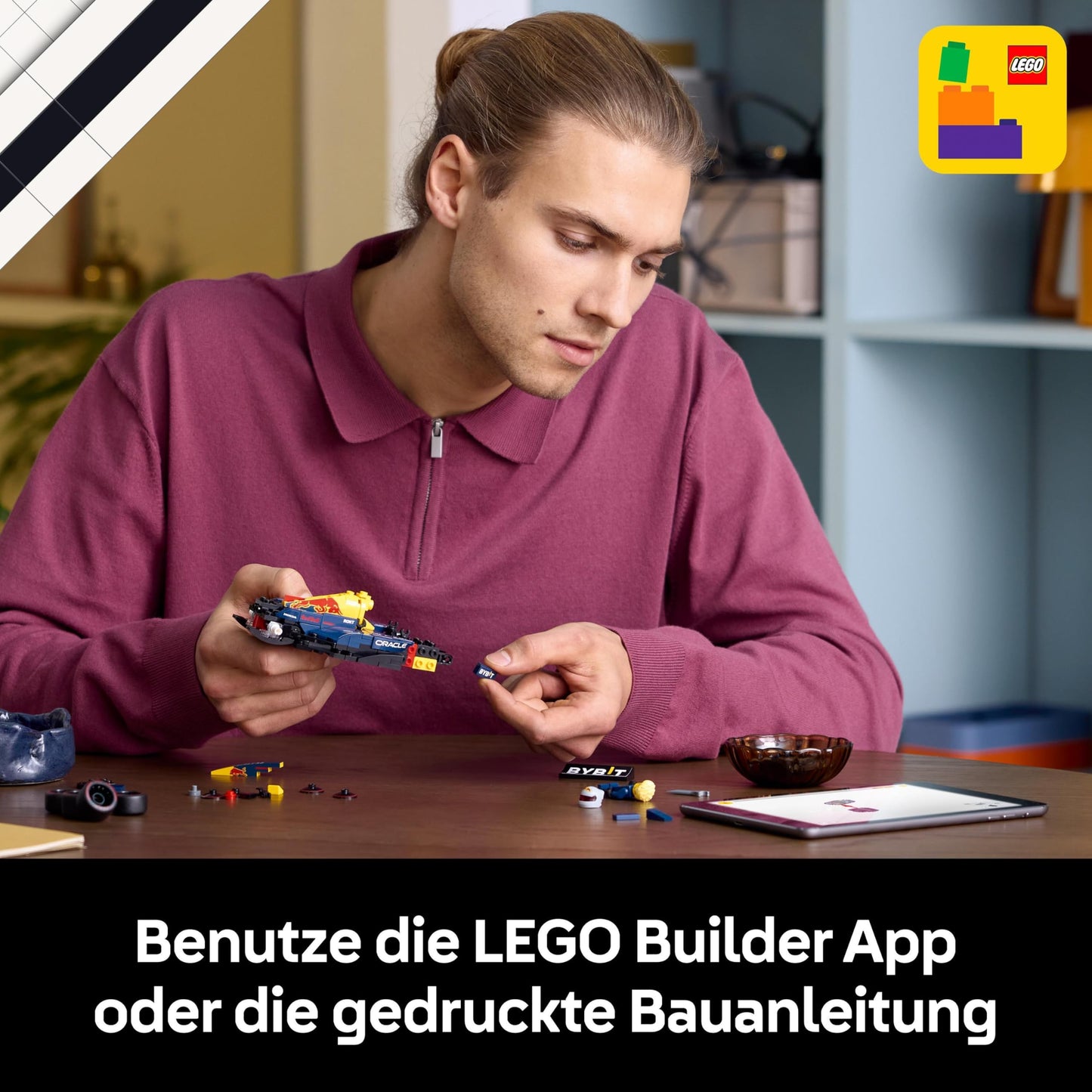 LEGO Speed Champions Ferrari SF-24 F1 Rennauto - Spielzeug mit Formel 1 Minifigur zum Sammeln - Bauset für Kinder - Sammlerstück - Geschenk für Jungen & Mädchen ab 10 Jahren oder erwachsene Fans 77242