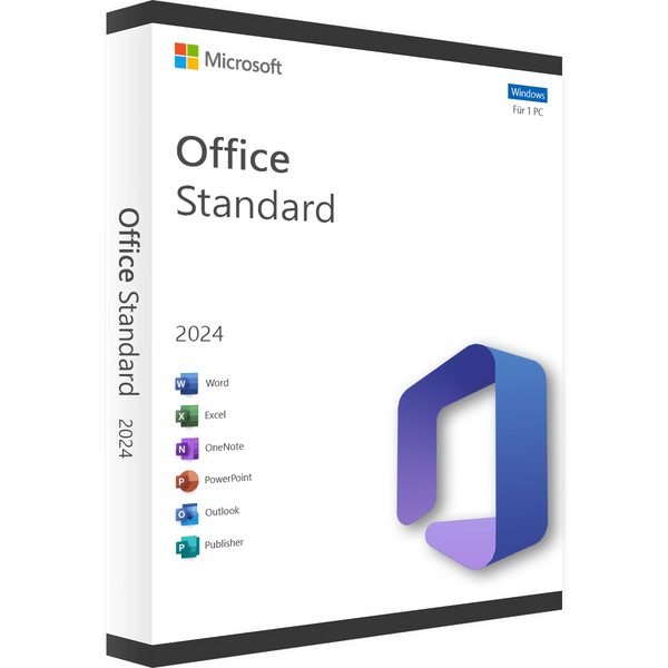 Microsoft Office 2024 Standard Vollversion für windows