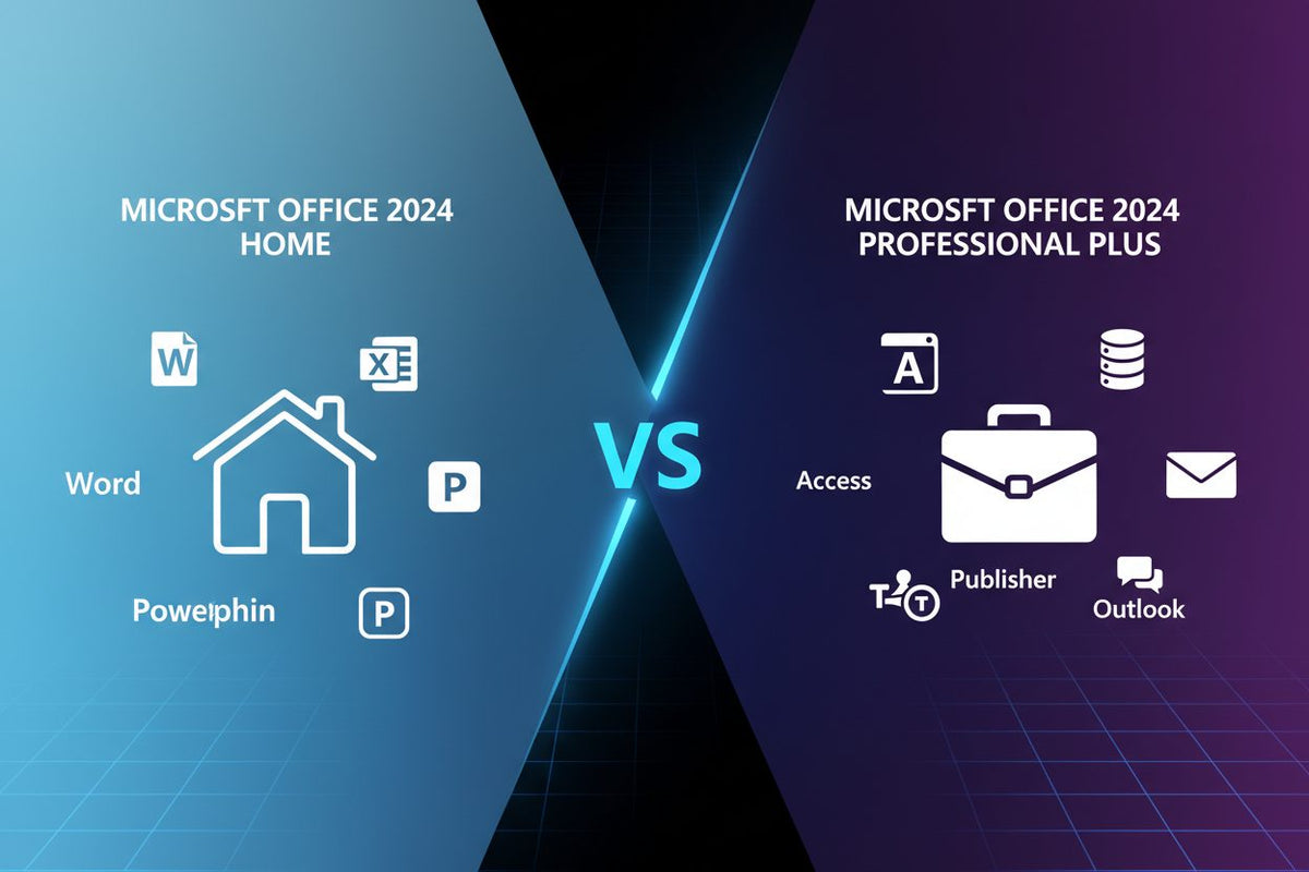 Office 2024 Home vs. Professional Plus a confronto