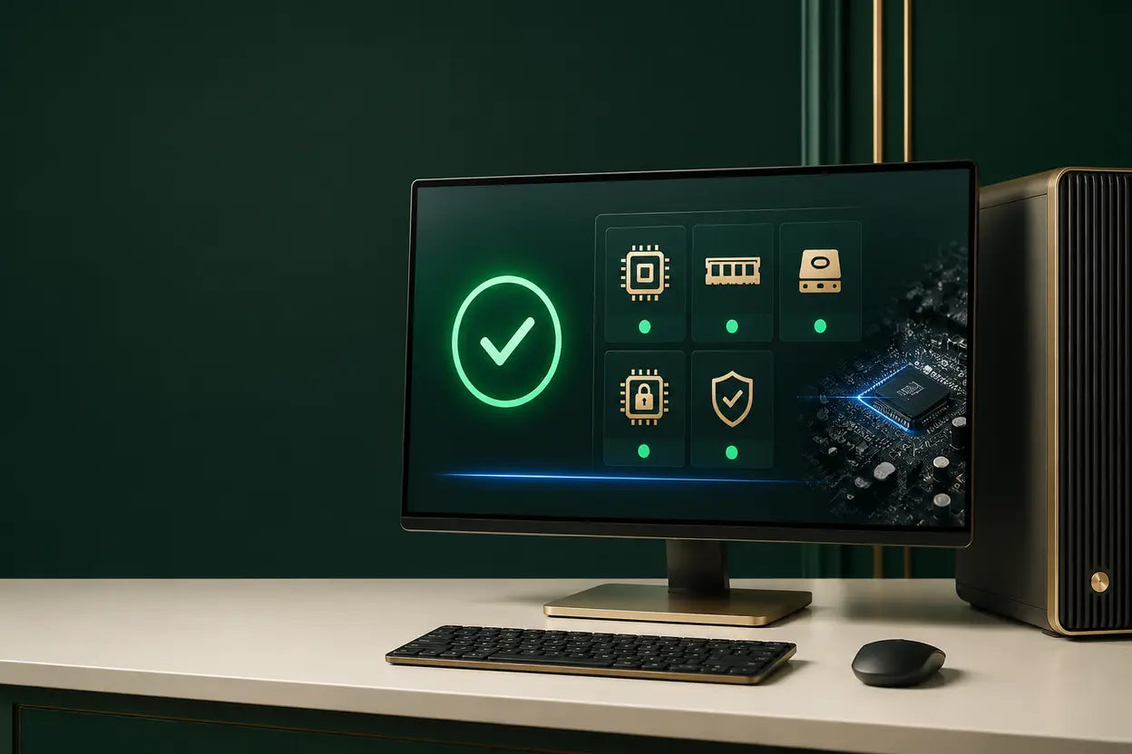 Windows 11 Kompatibilität prüfen – PC mit erfolgreich geprüften Hardware-Anforderungen