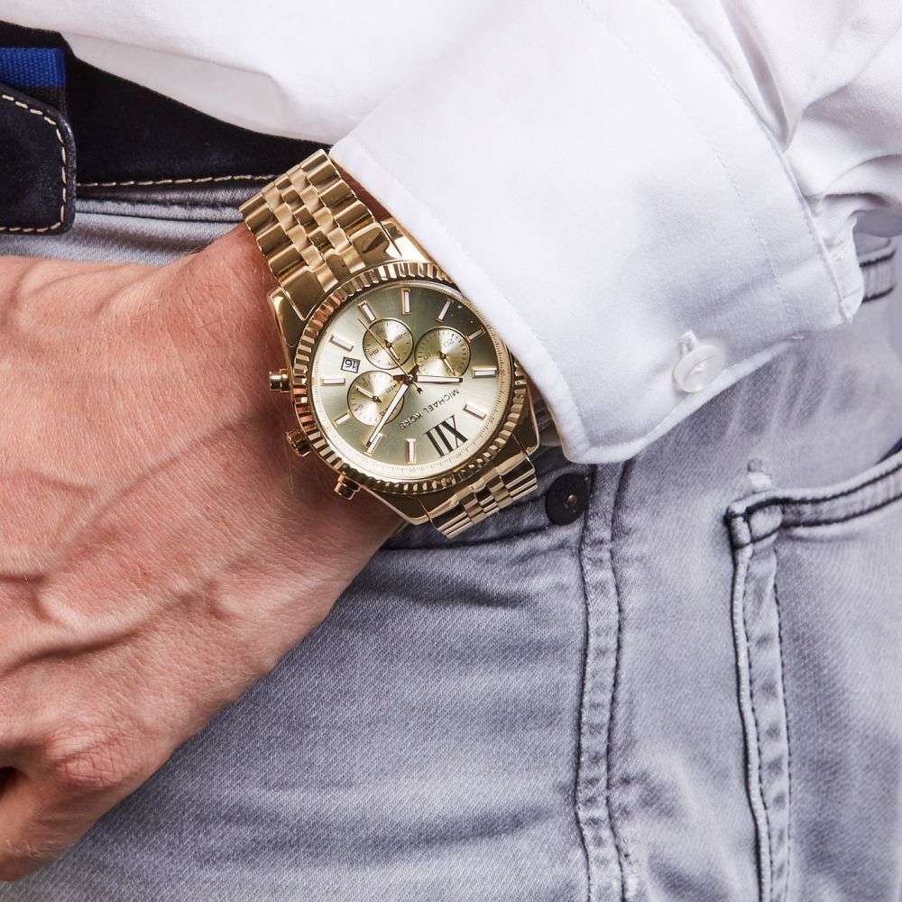 Michael Kors herren Uhr Gold MK8281