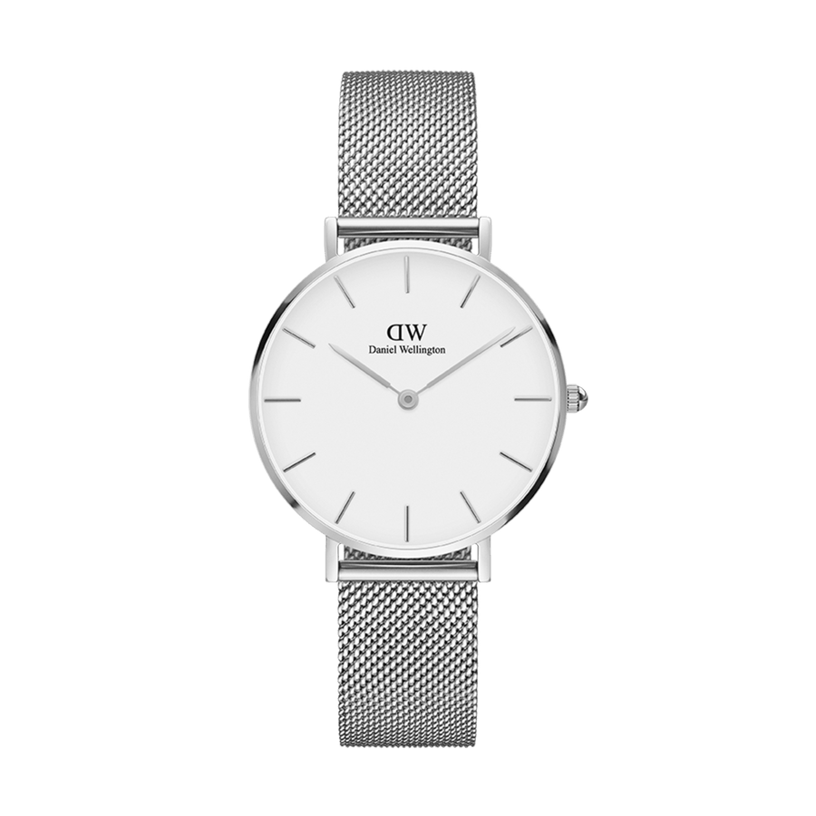Daniel Wellington Uhr 'Petite Sterling S White' in Silber DW00100306
