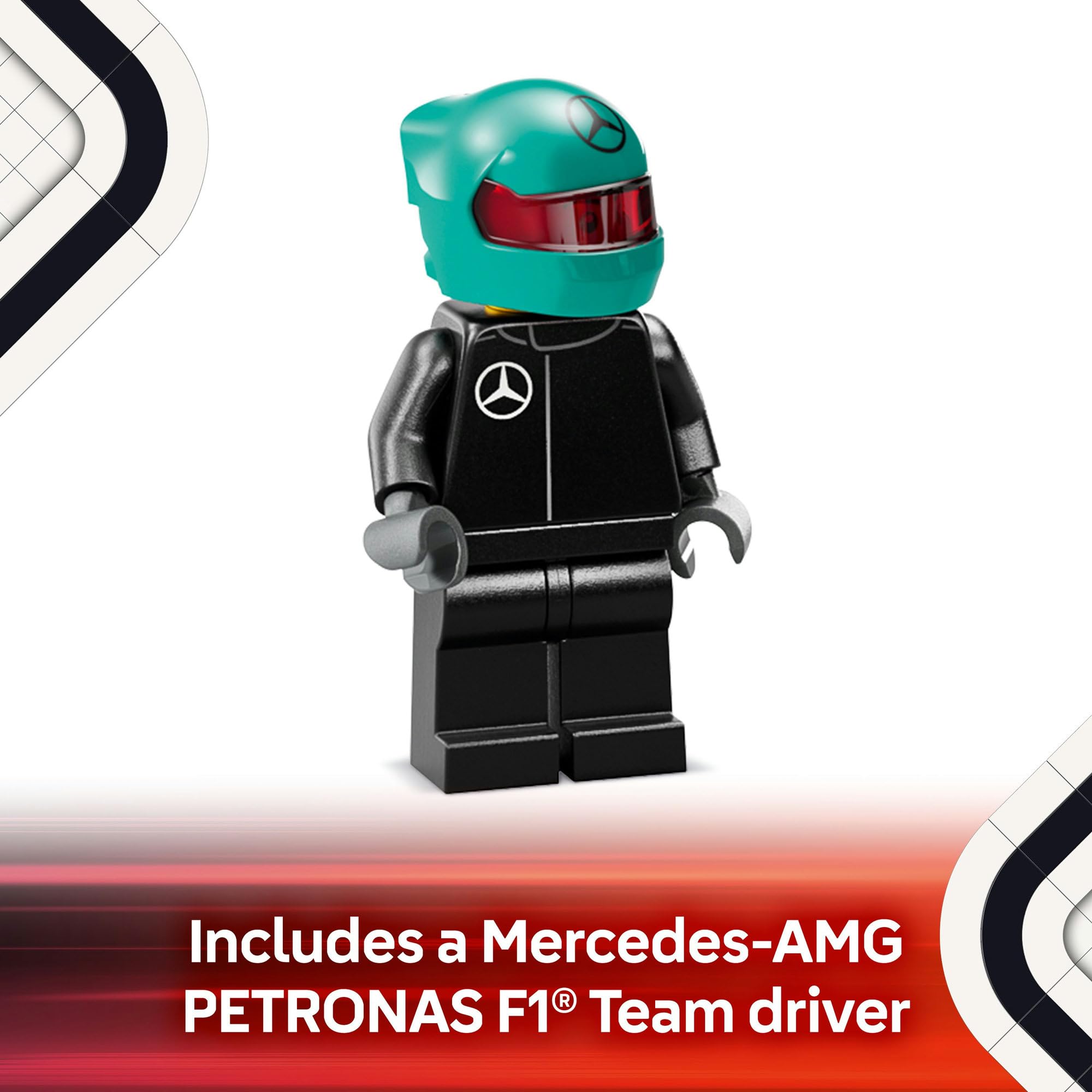 LEGO Speed Champions Ferrari SF-24 F1 Rennauto - Spielzeug mit Formel 1 Minifigur zum Sammeln - Bauset für Kinder - Sammlerstück - Geschenk für Jungen & Mädchen ab 10 Jahren oder erwachsene Fans 77242