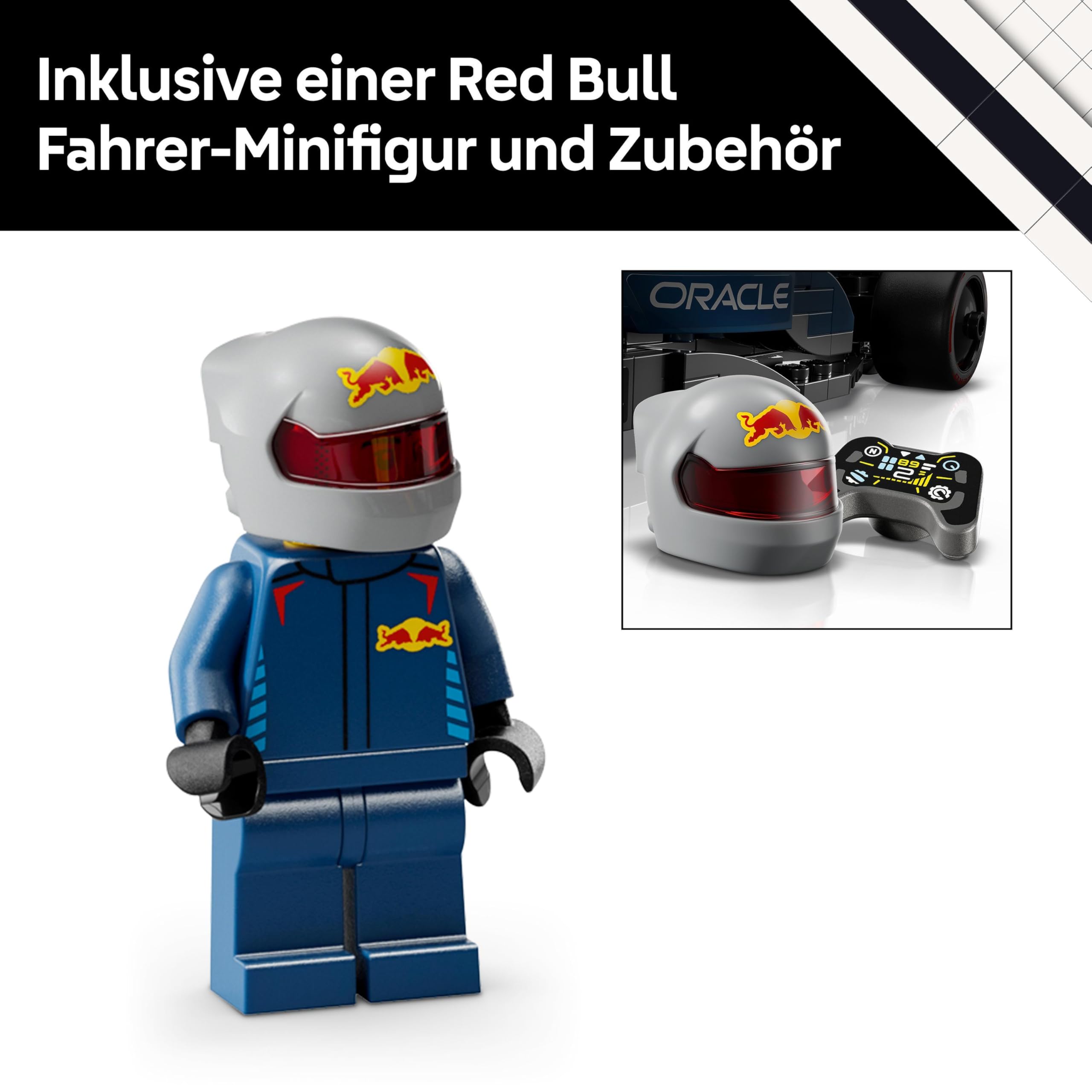 LEGO Speed Champions Ferrari SF-24 F1 Rennauto - Spielzeug mit Formel 1 Minifigur zum Sammeln - Bauset für Kinder - Sammlerstück - Geschenk für Jungen & Mädchen ab 10 Jahren oder erwachsene Fans 77242