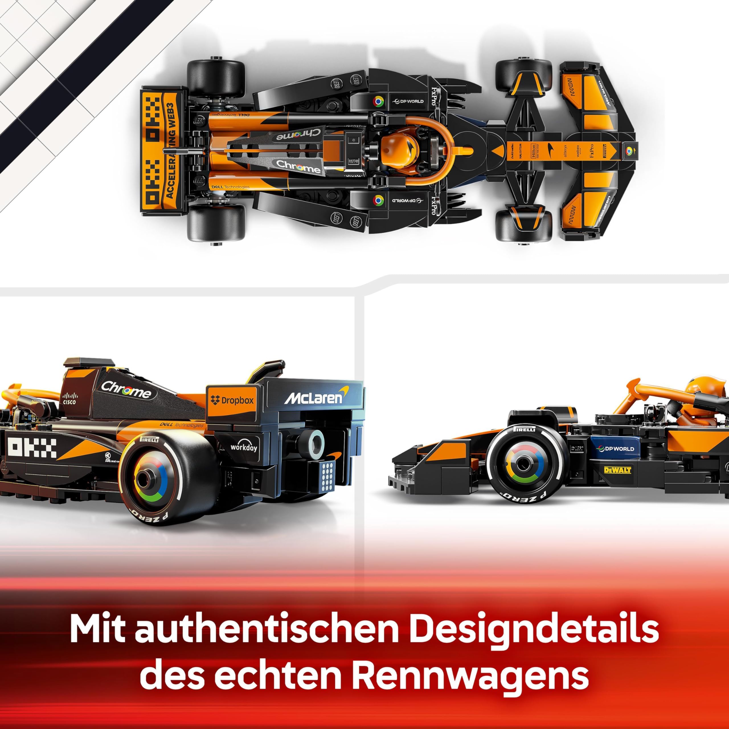 LEGO Speed Champions Ferrari SF-24 F1 Rennauto - Spielzeug mit Formel 1 Minifigur zum Sammeln - Bauset für Kinder - Sammlerstück - Geschenk für Jungen & Mädchen ab 10 Jahren oder erwachsene Fans 77242