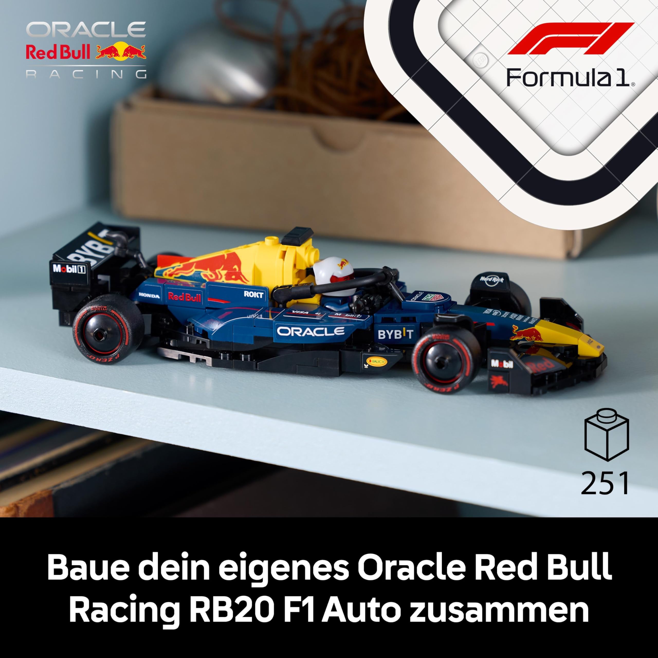 LEGO Speed Champions Ferrari SF-24 F1 Rennauto - Spielzeug mit Formel 1 Minifigur zum Sammeln - Bauset für Kinder - Sammlerstück - Geschenk für Jungen & Mädchen ab 10 Jahren oder erwachsene Fans 77242