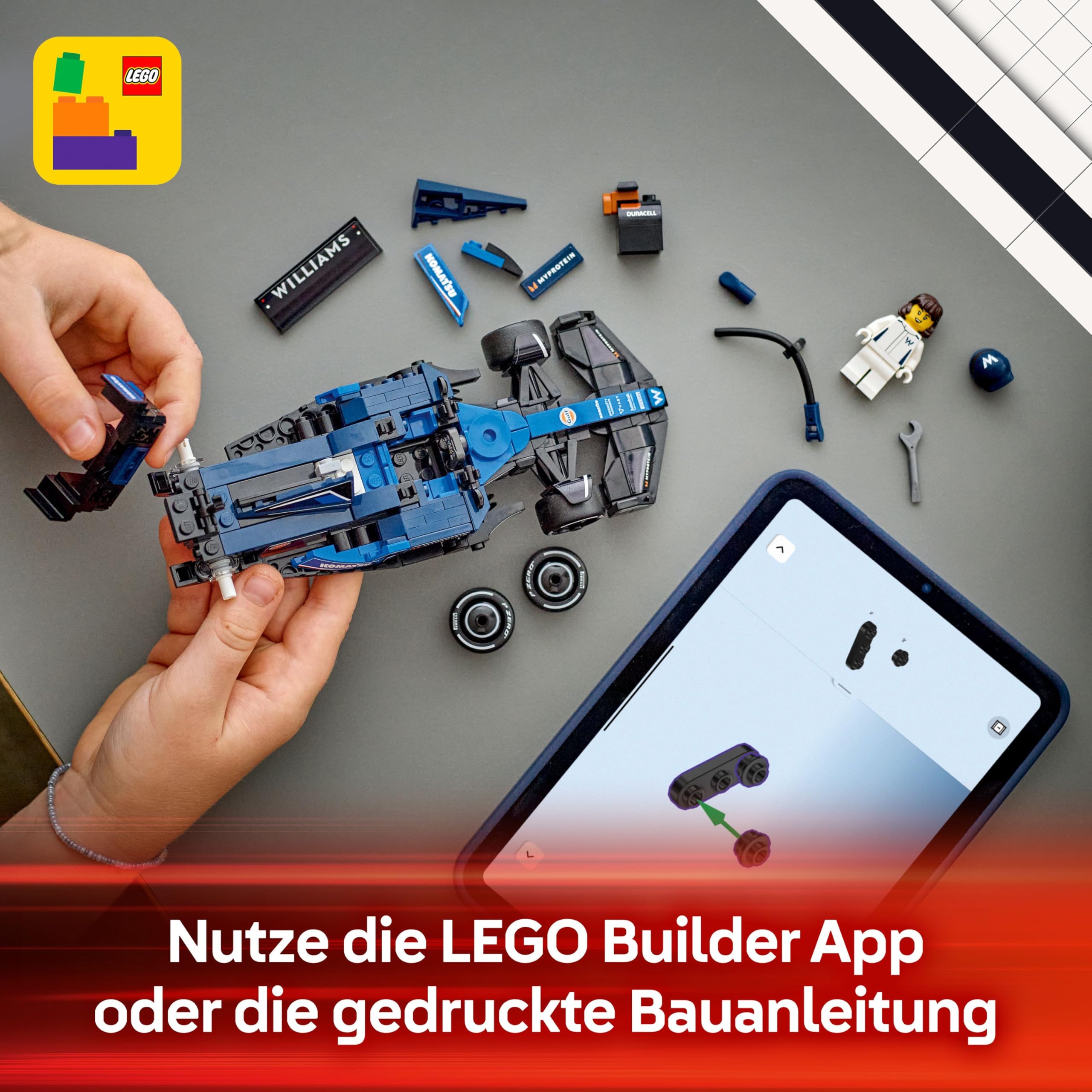 LEGO Speed Champions Ferrari SF-24 F1 Rennauto - Spielzeug mit Formel 1 Minifigur zum Sammeln - Bauset für Kinder - Sammlerstück - Geschenk für Jungen & Mädchen ab 10 Jahren oder erwachsene Fans 77242