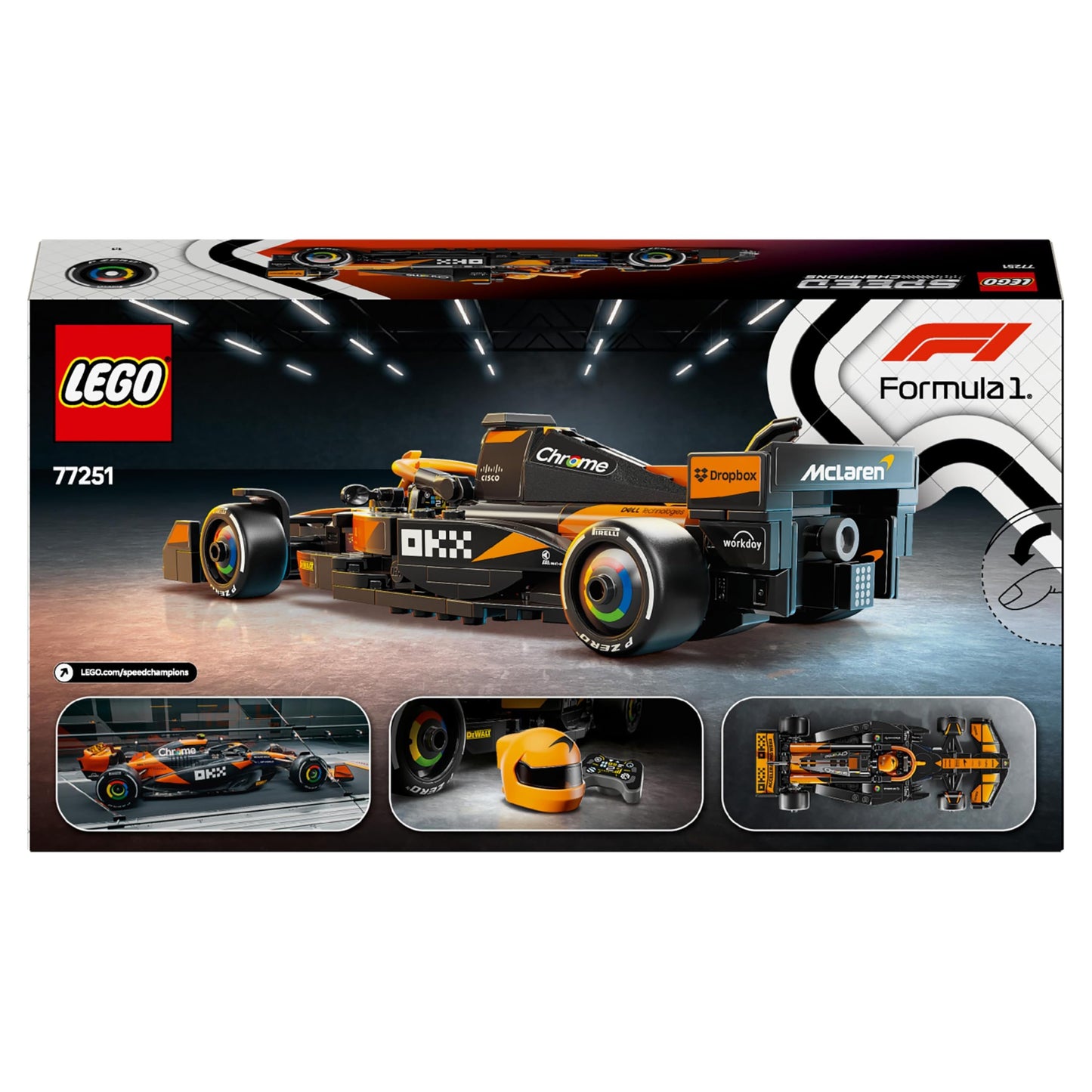 LEGO Speed Champions Ferrari SF-24 F1 Rennauto - Spielzeug mit Formel 1 Minifigur zum Sammeln - Bauset für Kinder - Sammlerstück - Geschenk für Jungen & Mädchen ab 10 Jahren oder erwachsene Fans 77242