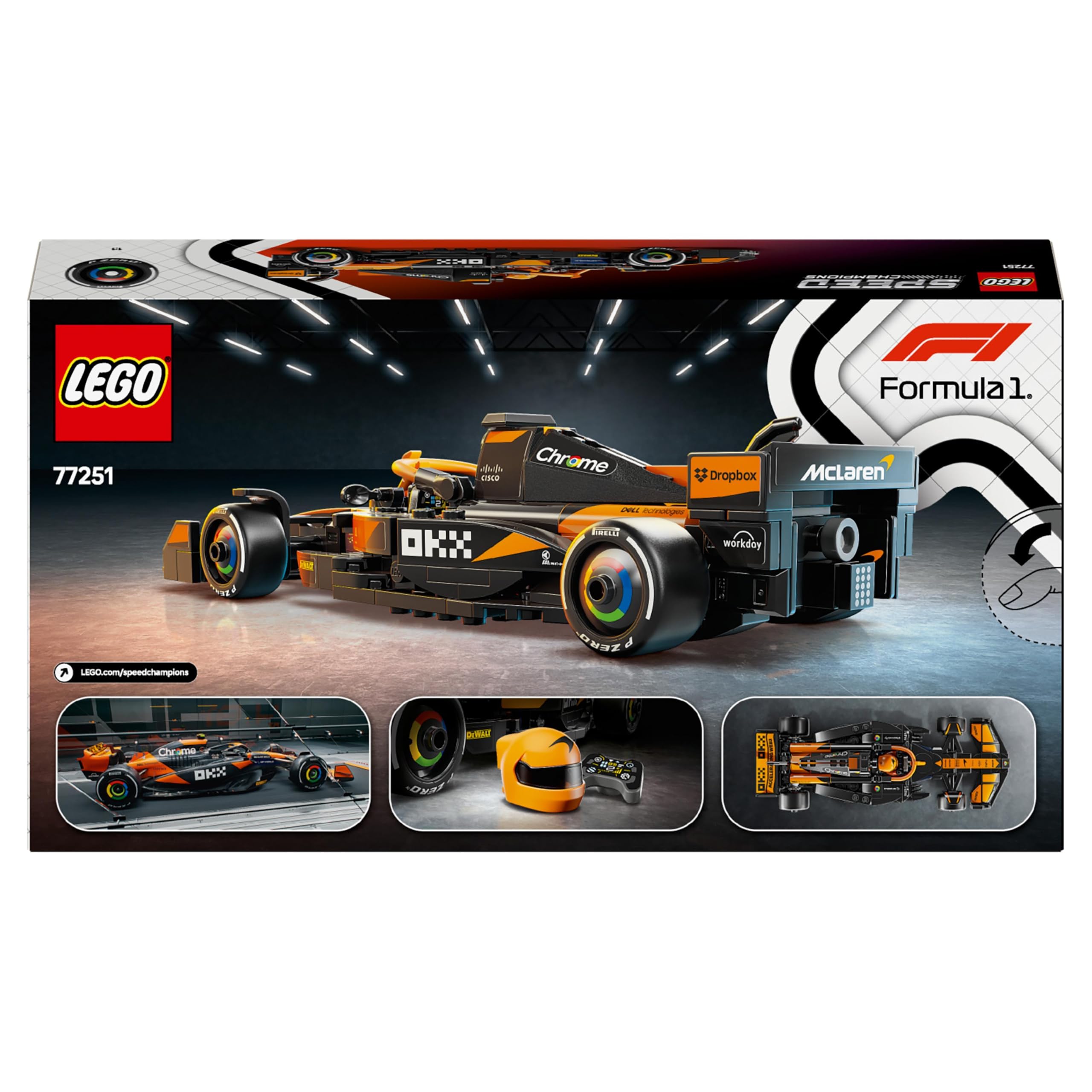 LEGO Speed Champions Ferrari SF-24 F1 Rennauto - Spielzeug mit Formel 1 Minifigur zum Sammeln - Bauset für Kinder - Sammlerstück - Geschenk für Jungen & Mädchen ab 10 Jahren oder erwachsene Fans 77242
