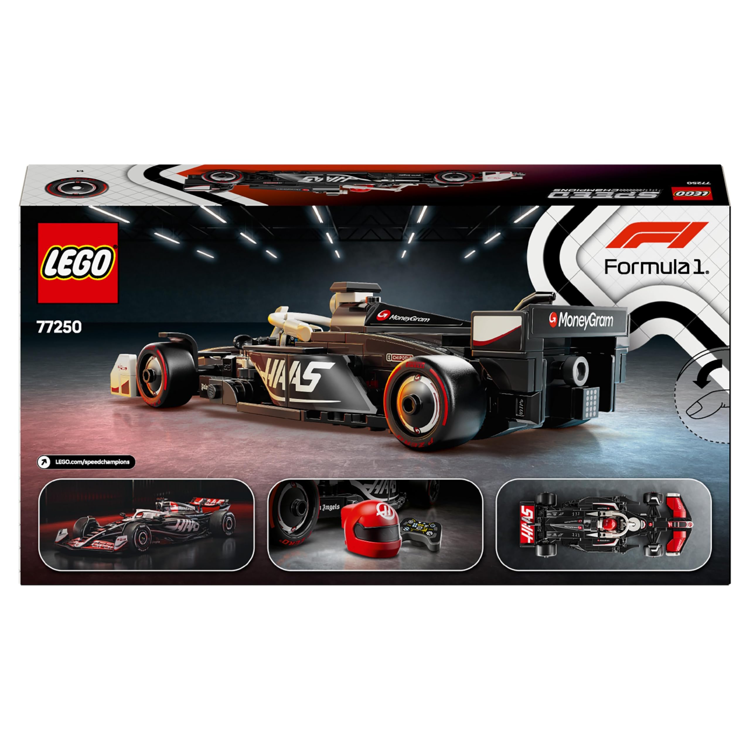 LEGO Speed Champions Ferrari SF-24 F1 Rennauto - Spielzeug mit Formel 1 Minifigur zum Sammeln - Bauset für Kinder - Sammlerstück - Geschenk für Jungen & Mädchen ab 10 Jahren oder erwachsene Fans 77242