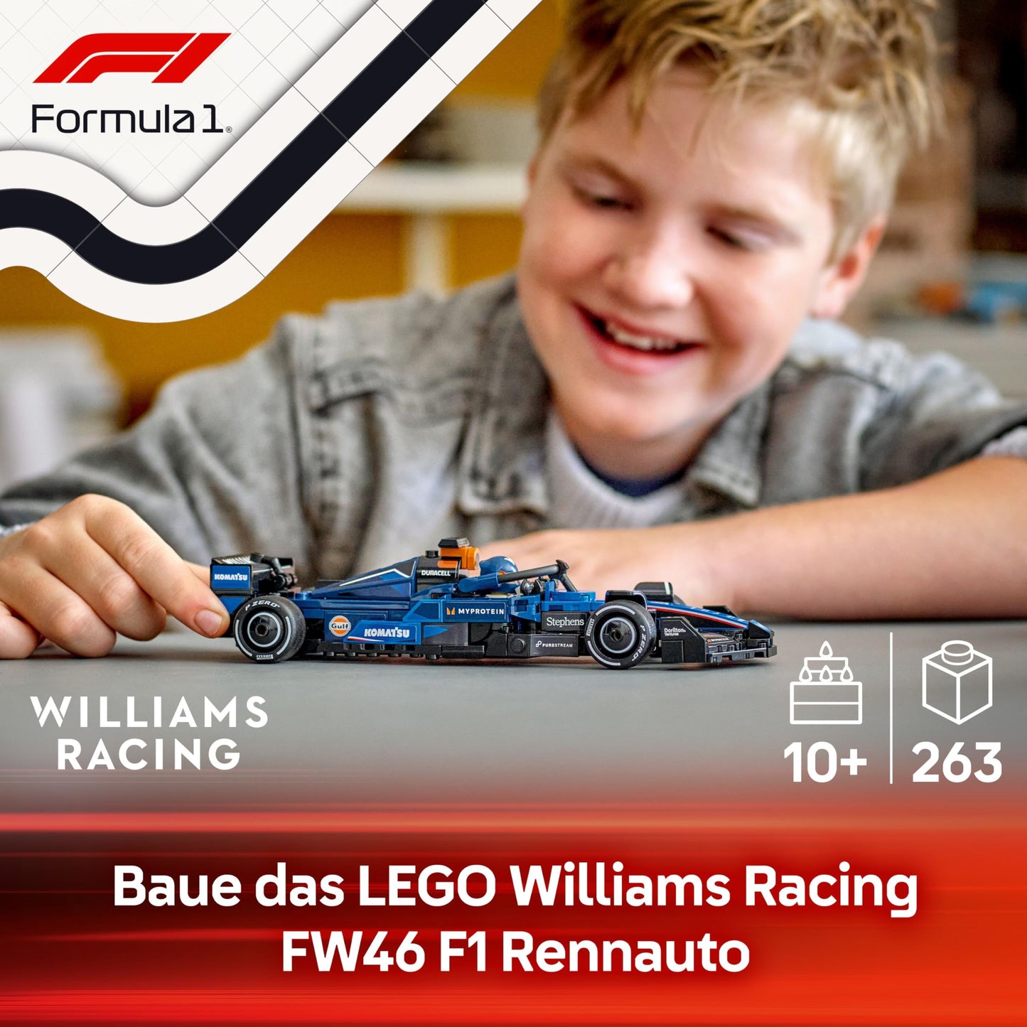 LEGO Speed Champions Ferrari SF-24 F1 Rennauto - Spielzeug mit Formel 1 Minifigur zum Sammeln - Bauset für Kinder - Sammlerstück - Geschenk für Jungen & Mädchen ab 10 Jahren oder erwachsene Fans 77242