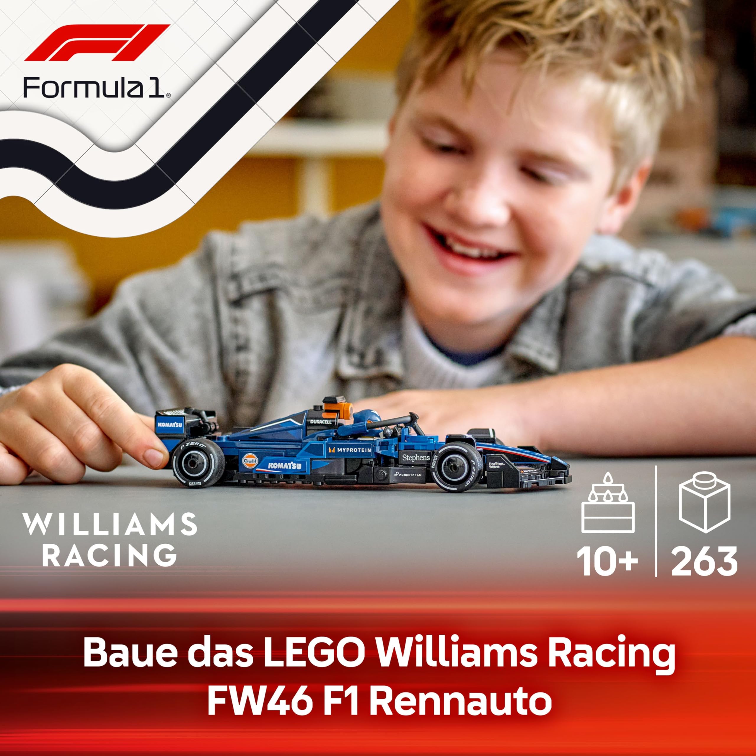 LEGO Speed Champions Ferrari SF-24 F1 Rennauto - Spielzeug mit Formel 1 Minifigur zum Sammeln - Bauset für Kinder - Sammlerstück - Geschenk für Jungen & Mädchen ab 10 Jahren oder erwachsene Fans 77242