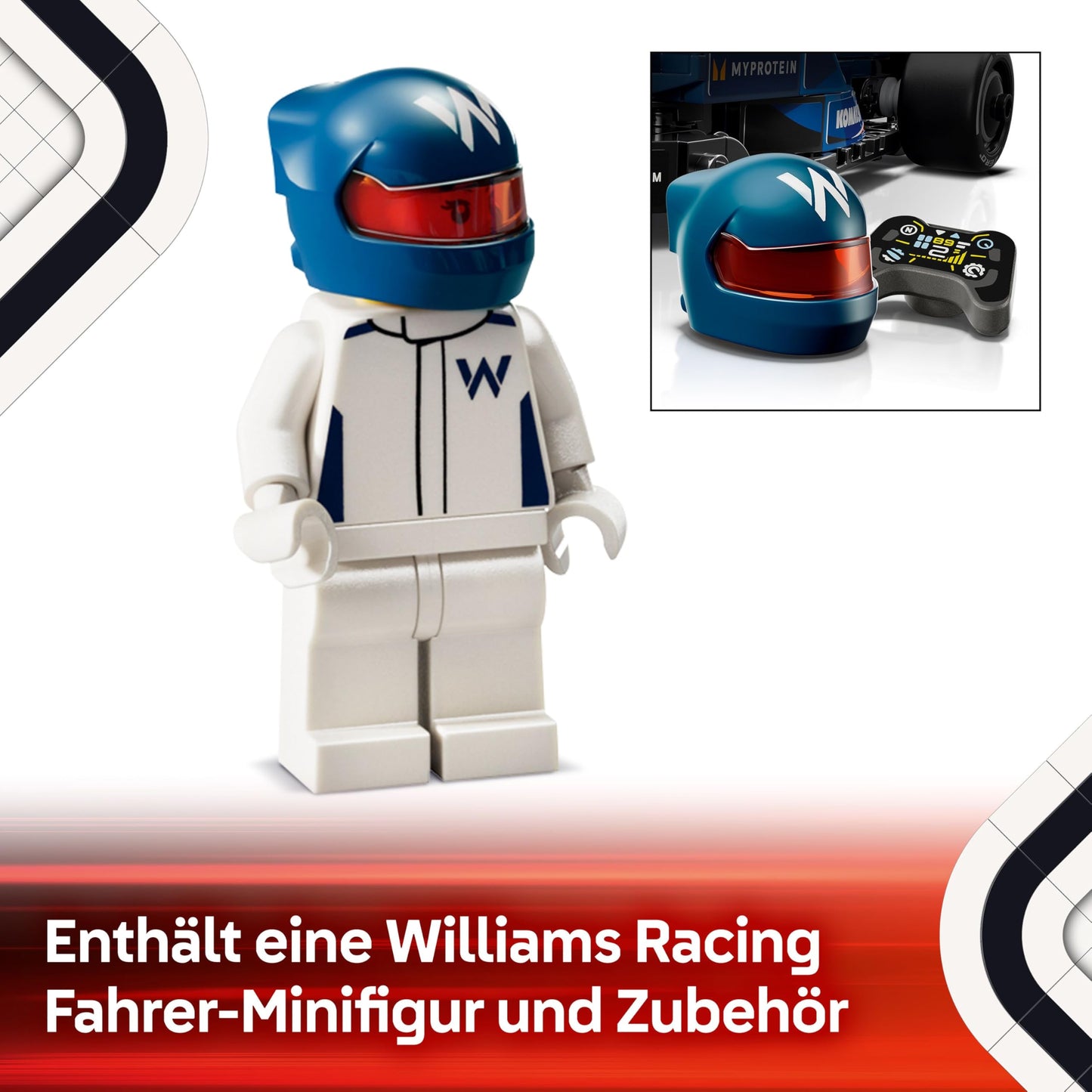 LEGO Speed Champions Ferrari SF-24 F1 Rennauto - Spielzeug mit Formel 1 Minifigur zum Sammeln - Bauset für Kinder - Sammlerstück - Geschenk für Jungen & Mädchen ab 10 Jahren oder erwachsene Fans 77242