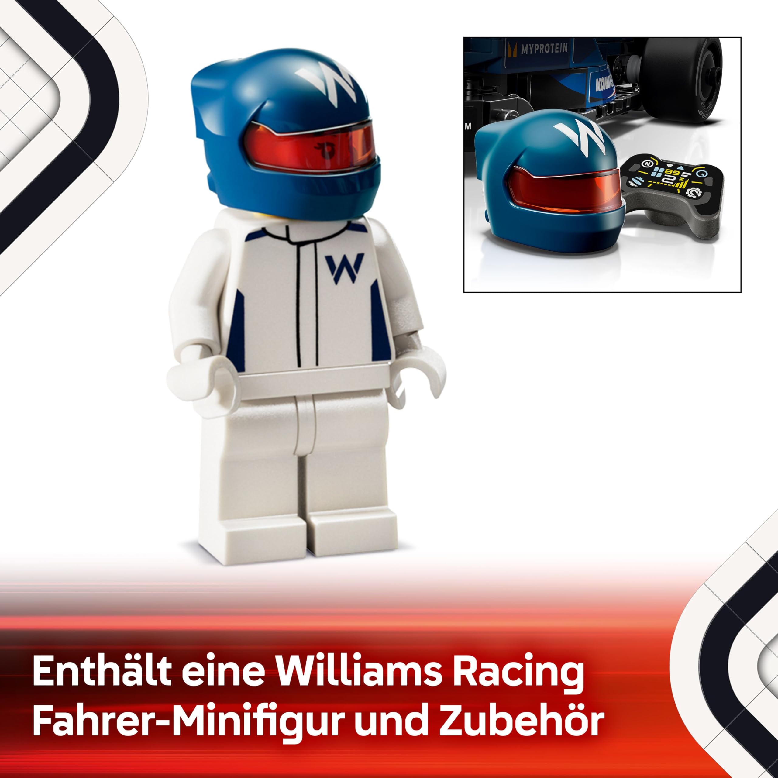 LEGO Speed Champions Ferrari SF-24 F1 Rennauto - Spielzeug mit Formel 1 Minifigur zum Sammeln - Bauset für Kinder - Sammlerstück - Geschenk für Jungen & Mädchen ab 10 Jahren oder erwachsene Fans 77242