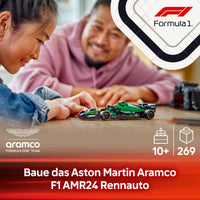 LEGO Speed Champions Ferrari SF-24 F1 Rennauto - Spielzeug mit Formel 1 Minifigur zum Sammeln - Bauset für Kinder - Sammlerstück - Geschenk für Jungen & Mädchen ab 10 Jahren oder erwachsene Fans 77242