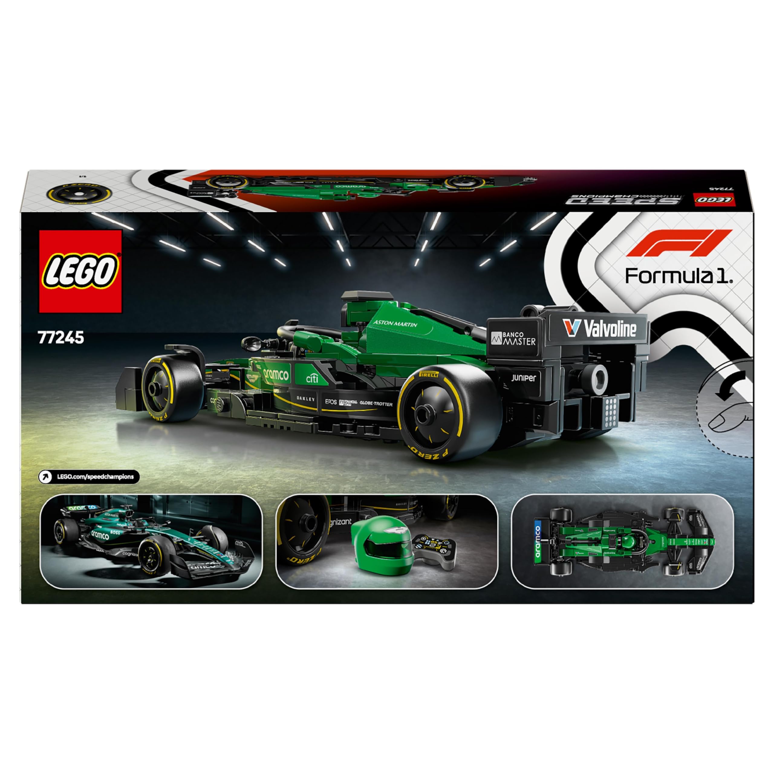LEGO Speed Champions Ferrari SF-24 F1 Rennauto - Spielzeug mit Formel 1 Minifigur zum Sammeln - Bauset für Kinder - Sammlerstück - Geschenk für Jungen & Mädchen ab 10 Jahren oder erwachsene Fans 77242