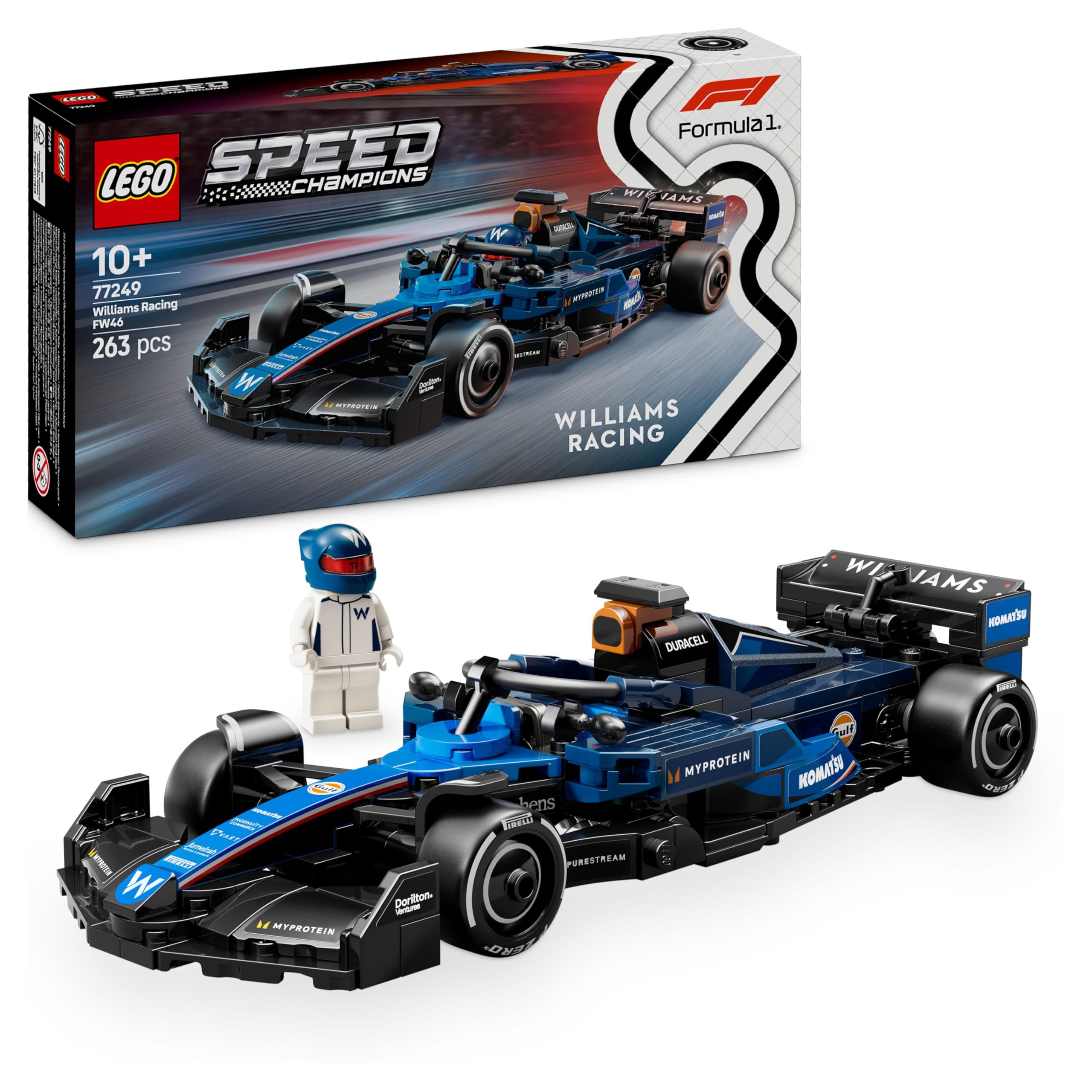 LEGO Speed Champions Ferrari SF-24 F1 Rennauto - Spielzeug mit Formel 1 Minifigur zum Sammeln - Bauset für Kinder - Sammlerstück - Geschenk für Jungen & Mädchen ab 10 Jahren oder erwachsene Fans 77242
