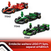LEGO Speed Champions Ferrari SF-24 F1 Rennauto - Spielzeug mit Formel 1 Minifigur zum Sammeln - Bauset für Kinder - Sammlerstück - Geschenk für Jungen & Mädchen ab 10 Jahren oder erwachsene Fans 77242