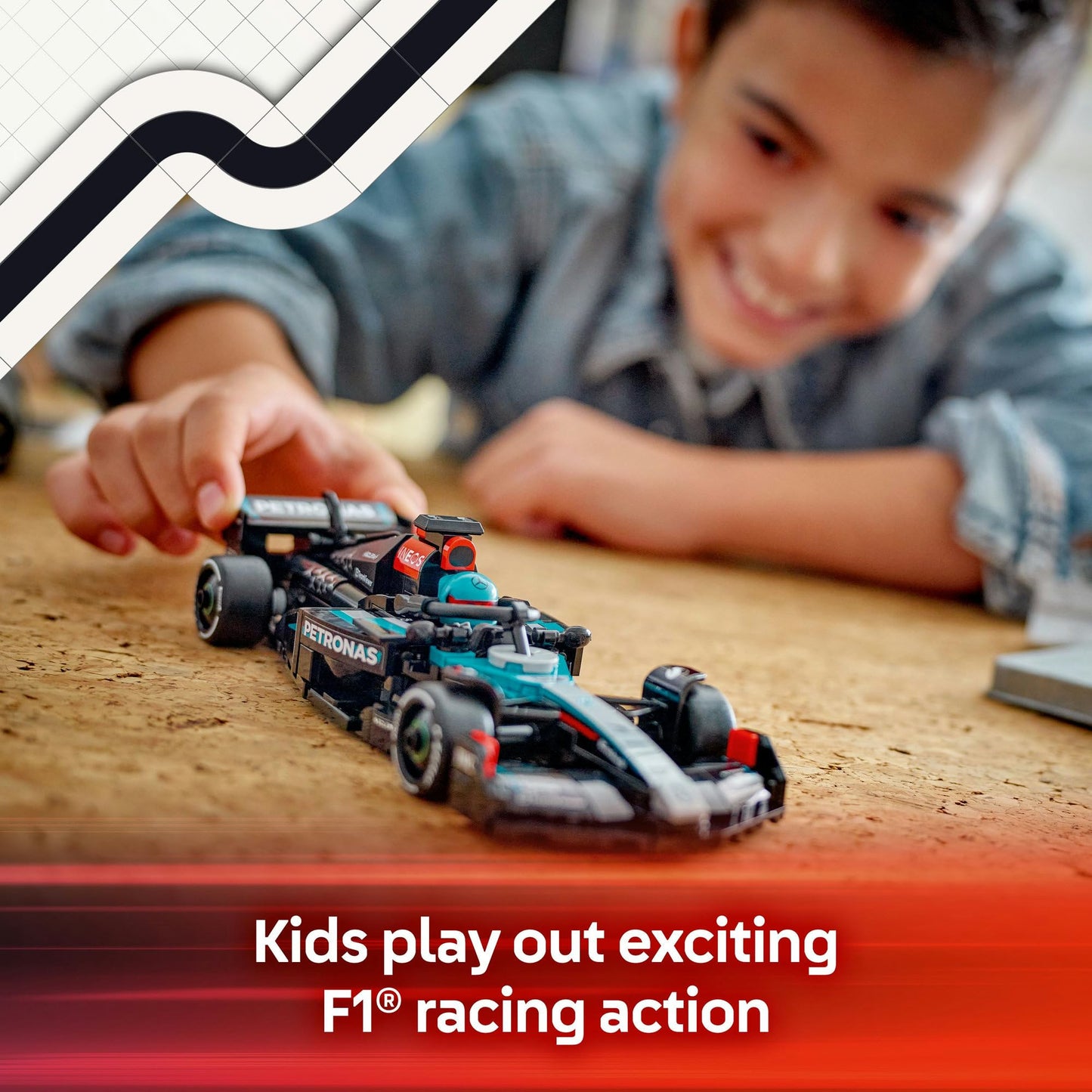 LEGO Speed Champions Ferrari SF-24 F1 Rennauto - Spielzeug mit Formel 1 Minifigur zum Sammeln - Bauset für Kinder - Sammlerstück - Geschenk für Jungen & Mädchen ab 10 Jahren oder erwachsene Fans 77242