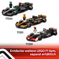 LEGO Speed Champions Ferrari SF-24 F1 Rennauto - Spielzeug mit Formel 1 Minifigur zum Sammeln - Bauset für Kinder - Sammlerstück - Geschenk für Jungen & Mädchen ab 10 Jahren oder erwachsene Fans 77242