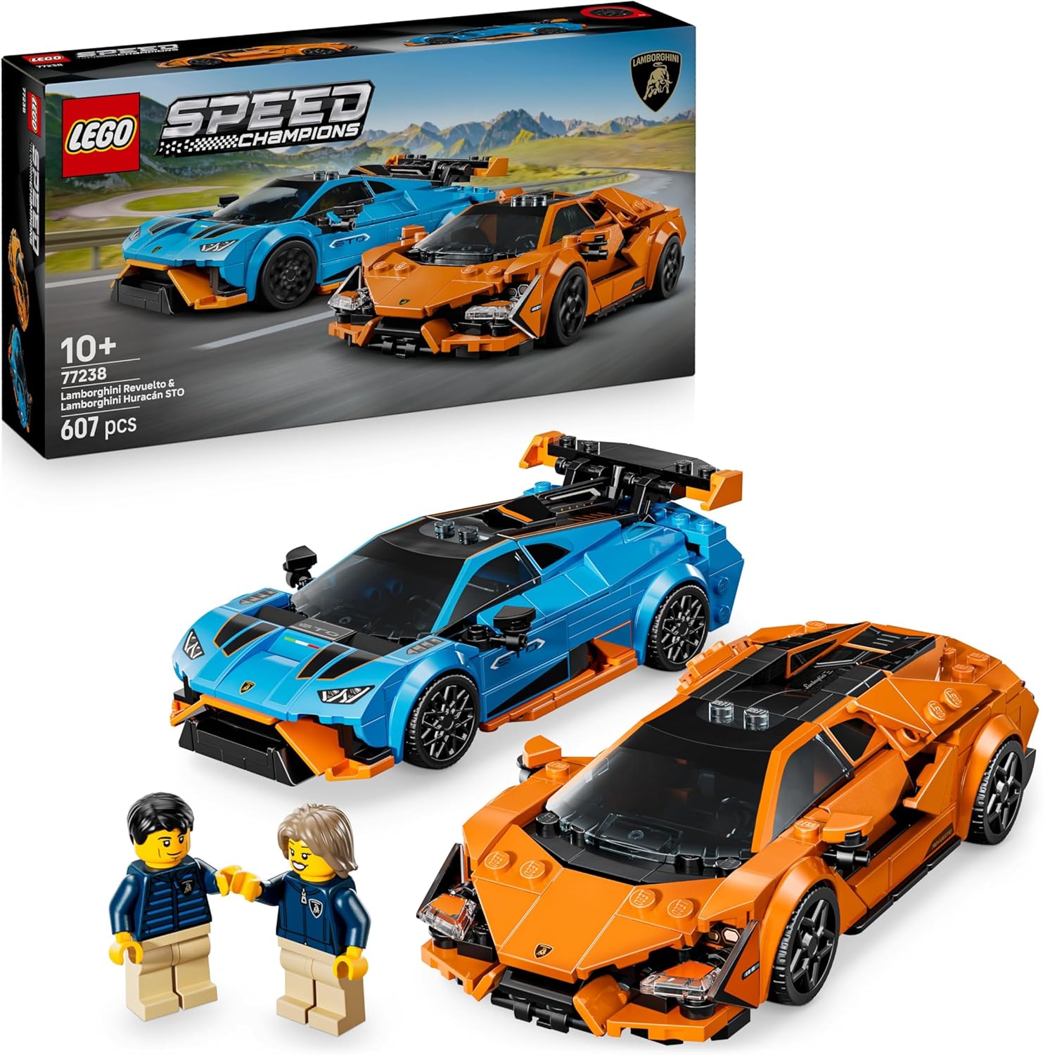 LEGO Speed Champions Lamborghini Revuelto und Huracán STO (77238)