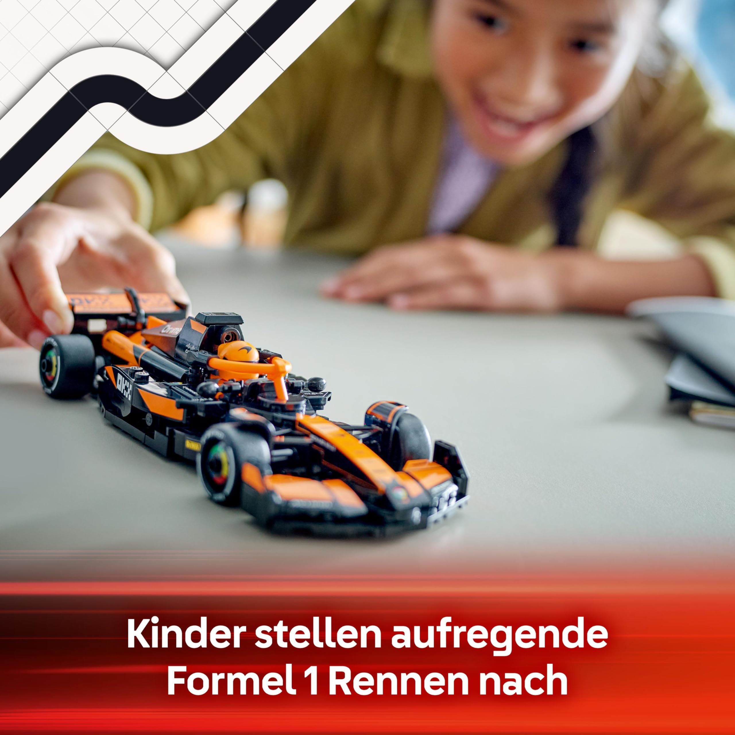 LEGO Speed Champions Ferrari SF-24 F1 Rennauto - Spielzeug mit Formel 1 Minifigur zum Sammeln - Bauset für Kinder - Sammlerstück - Geschenk für Jungen & Mädchen ab 10 Jahren oder erwachsene Fans 77242