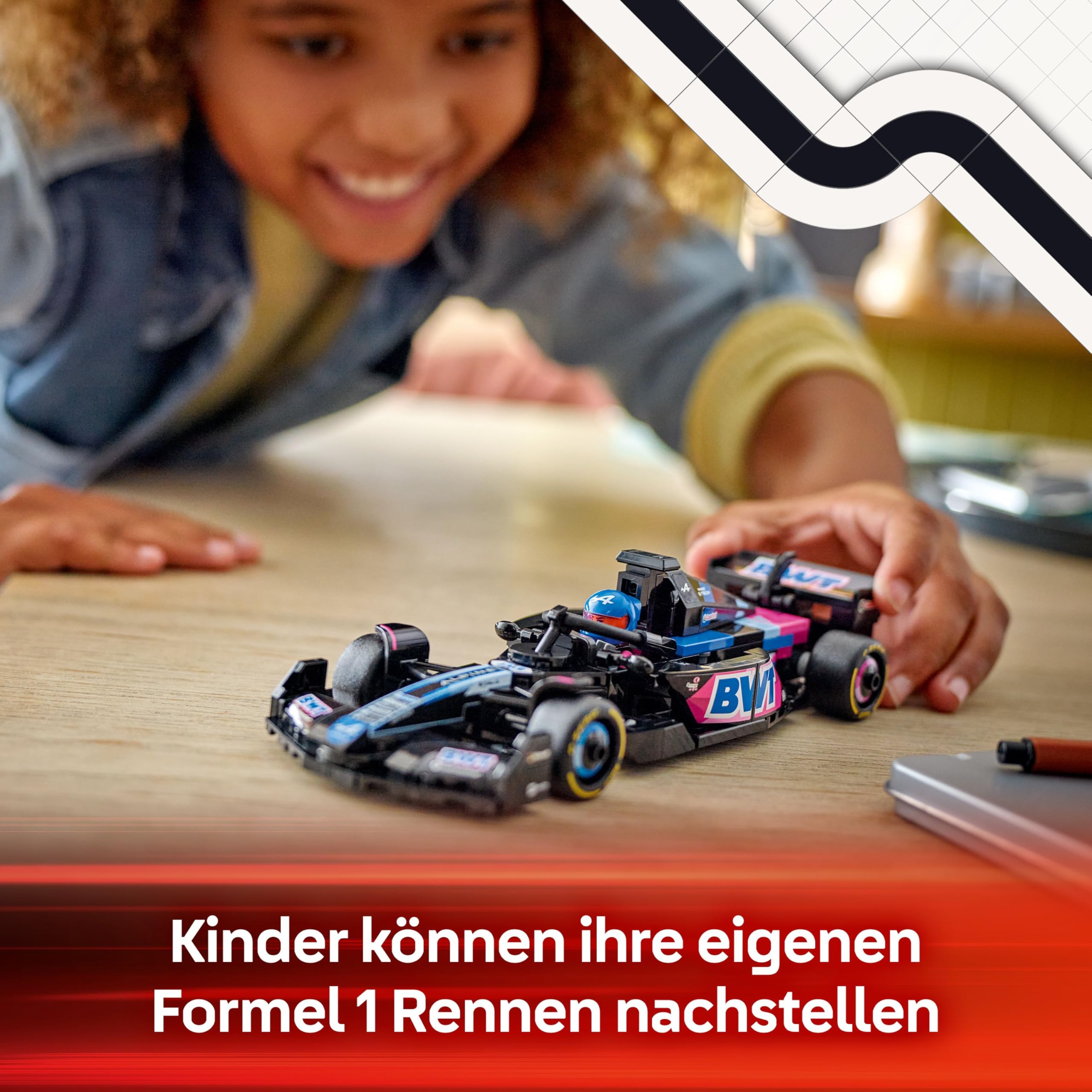 LEGO Speed Champions Ferrari SF-24 F1 Rennauto - Spielzeug mit Formel 1 Minifigur zum Sammeln - Bauset für Kinder - Sammlerstück - Geschenk für Jungen & Mädchen ab 10 Jahren oder erwachsene Fans 77242