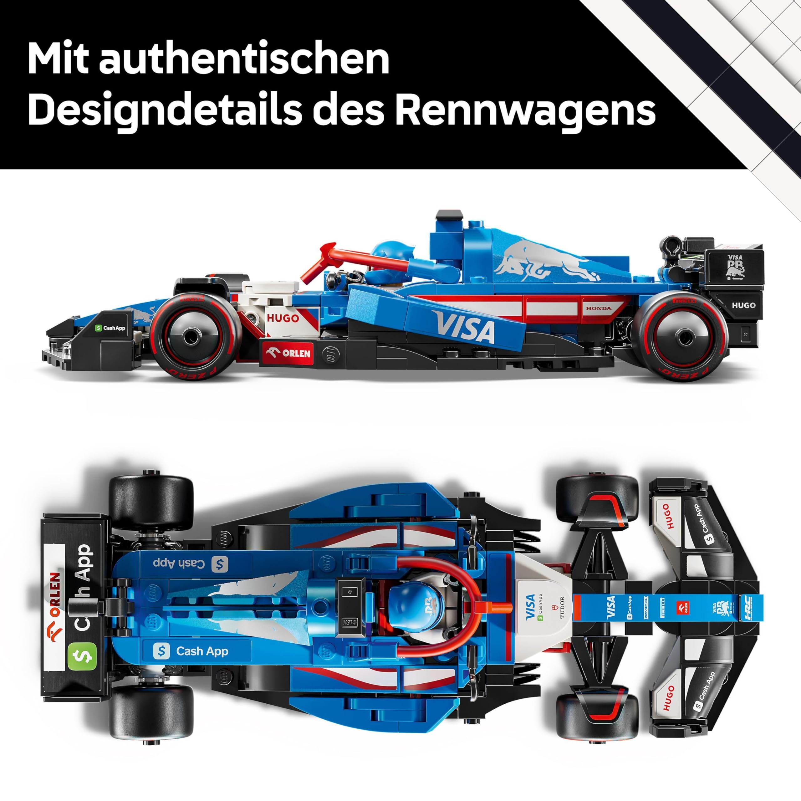 LEGO Speed Champions Ferrari SF-24 F1 Rennauto - Spielzeug mit Formel 1 Minifigur zum Sammeln - Bauset für Kinder - Sammlerstück - Geschenk für Jungen & Mädchen ab 10 Jahren oder erwachsene Fans 77242