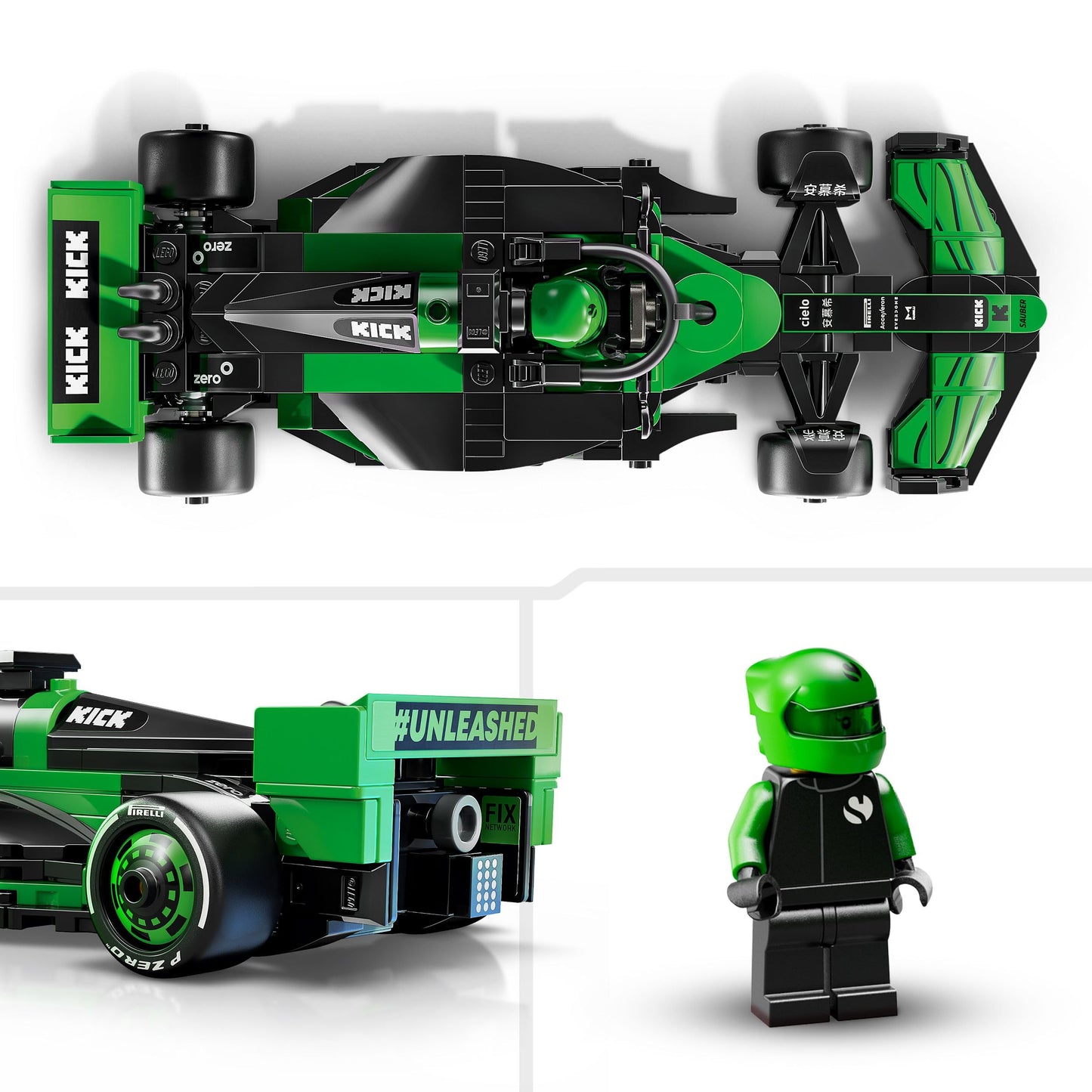 LEGO Speed Champions Ferrari SF-24 F1 Rennauto - Spielzeug mit Formel 1 Minifigur zum Sammeln - Bauset für Kinder - Sammlerstück - Geschenk für Jungen & Mädchen ab 10 Jahren oder erwachsene Fans 77242