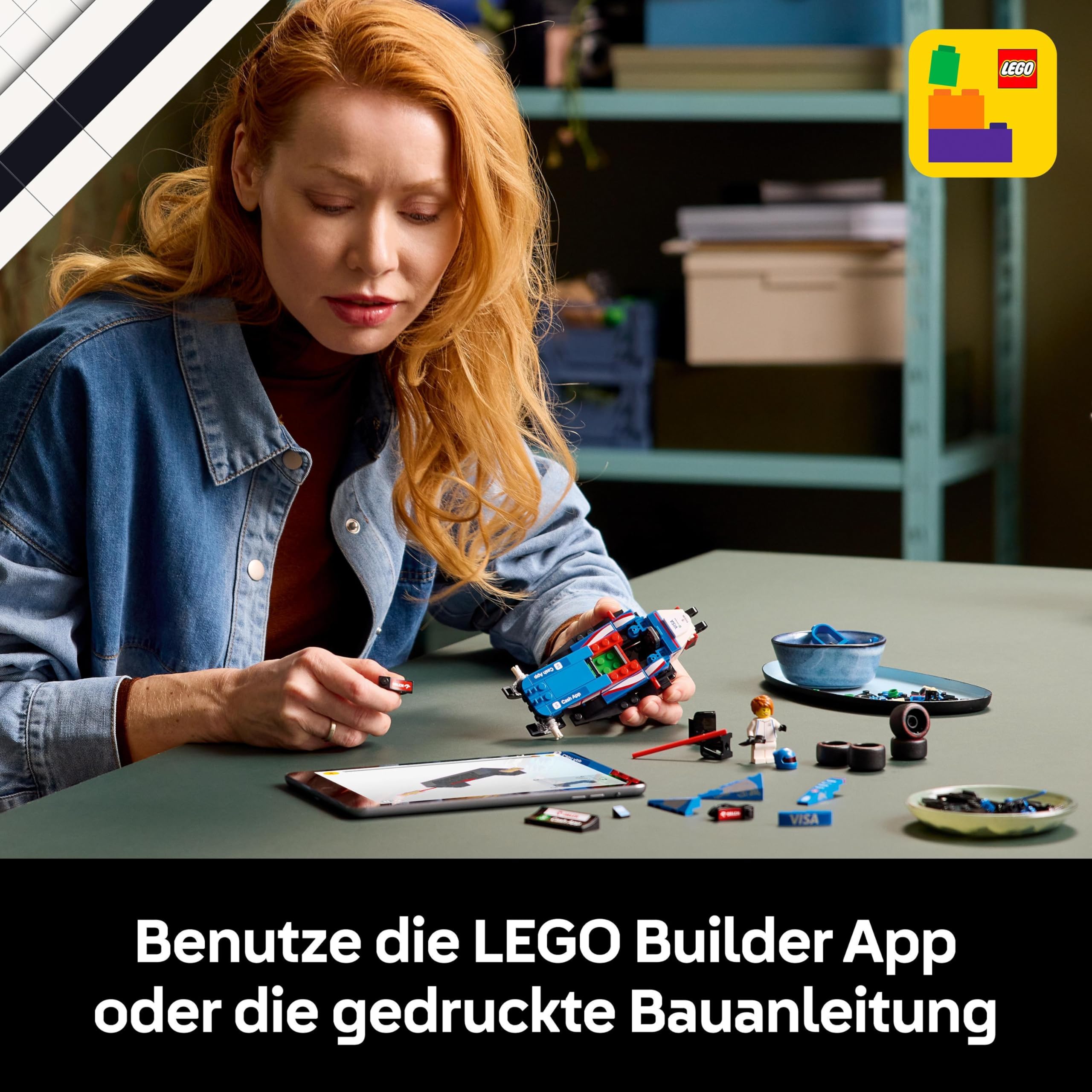 LEGO Speed Champions Ferrari SF-24 F1 Rennauto - Spielzeug mit Formel 1 Minifigur zum Sammeln - Bauset für Kinder - Sammlerstück - Geschenk für Jungen & Mädchen ab 10 Jahren oder erwachsene Fans 77242