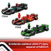 LEGO Speed Champions Ferrari SF-24 F1 Rennauto - Spielzeug mit Formel 1 Minifigur zum Sammeln - Bauset für Kinder - Sammlerstück - Geschenk für Jungen & Mädchen ab 10 Jahren oder erwachsene Fans 77242
