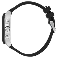 Seitenansicht des BOSS Velocity 1513716 Herren Chronographen mit schwarzem Armband