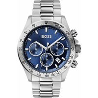 Boss Chronograph HERO 1513755 – Herrenarmbanduhr mit blauem Zifferblatt und silbernem Edelstahlarmband - Bild 1