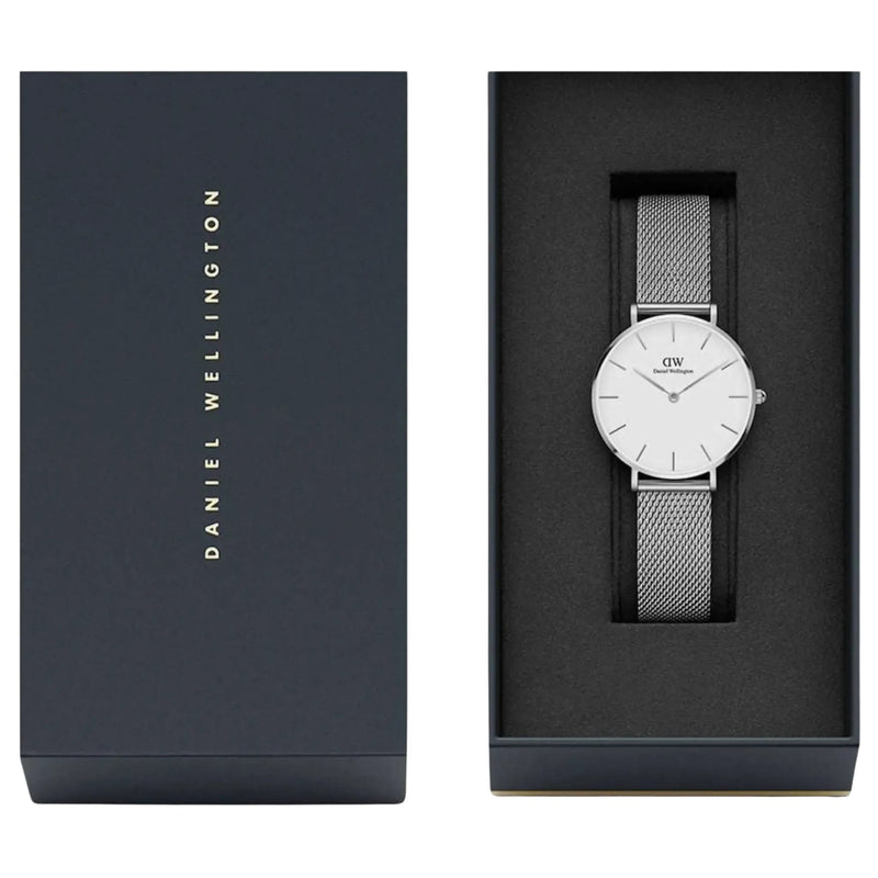 Daniel Wellington Petite Sterling S White DW00100306 Damenuhr in originaler Geschenkbox