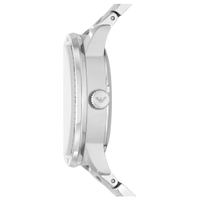 Profilansicht der Emporio Armani Automatikuhr AR60053 mit 43 mm Edelstahlgehäuse