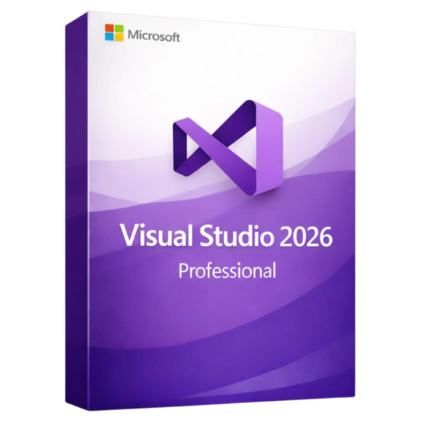 Köp Visual Studio 2026 Professional – fullversion + permanent licens för 1 PC