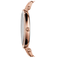 Seitenansicht der Michael Kors Darci MK3192 Damenuhr mit roségoldenem Edelstahlarmband