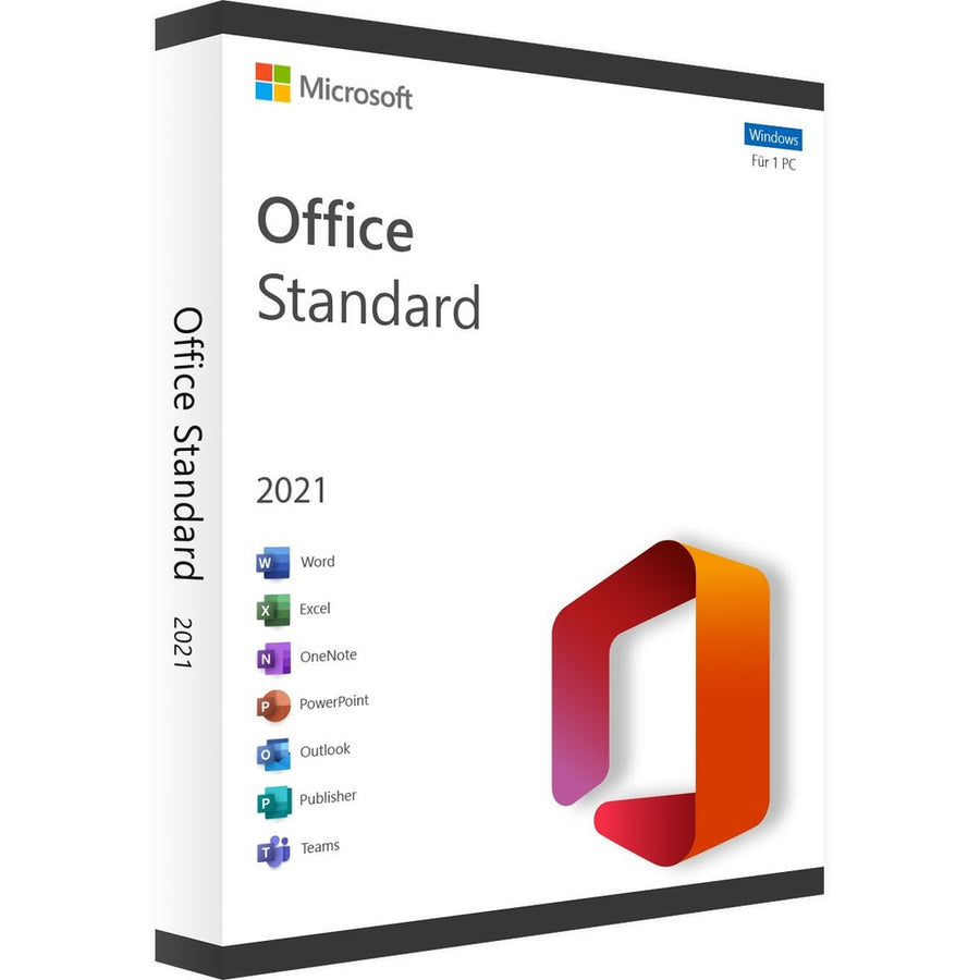 Microsoft Office 2021 Standard Vollversion Key Sofort Email Versand