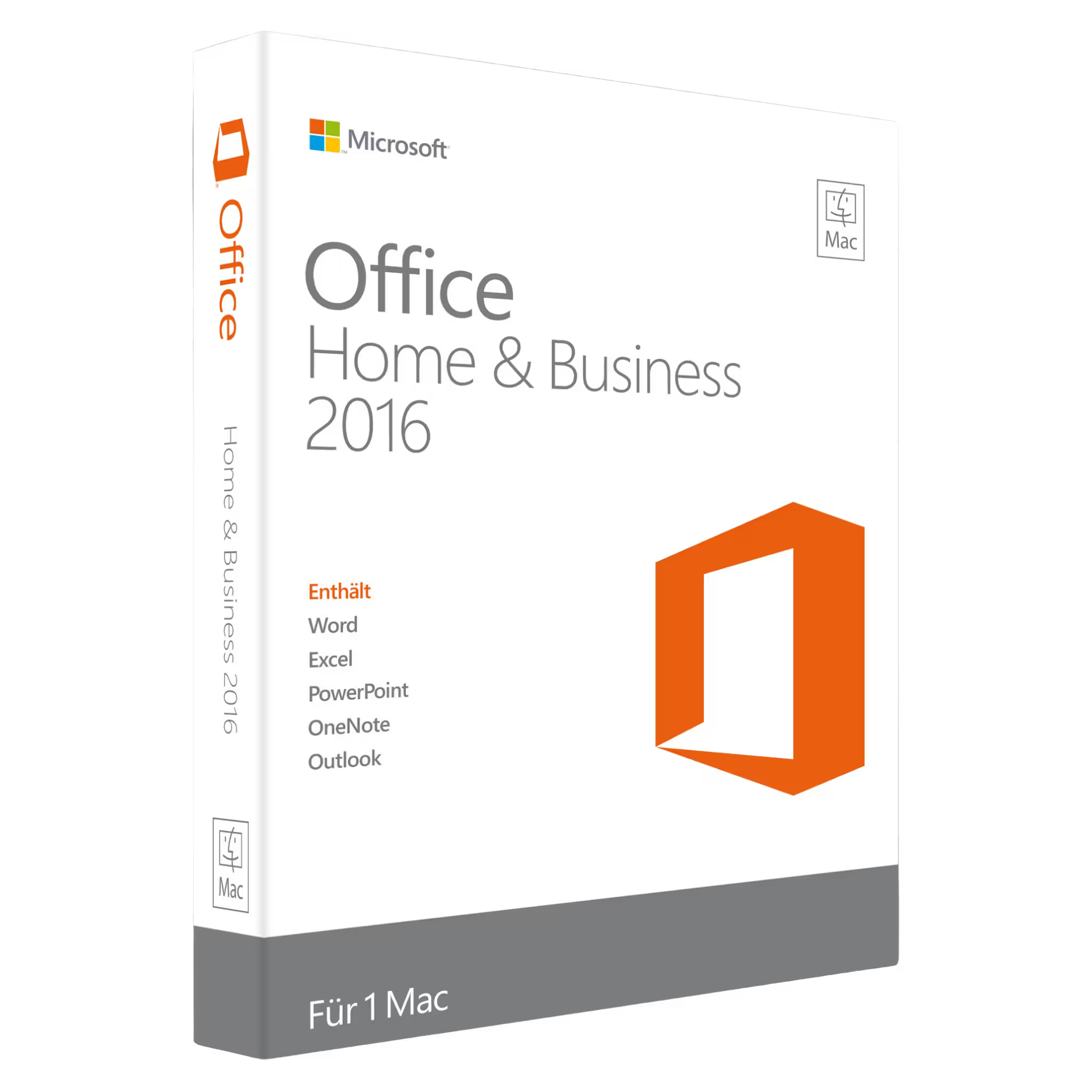 Microsoft Office 2016 Home and Business für Mac Produktbox