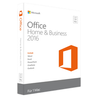 Microsoft Office 2016 Home and Business für Mac Produktbox