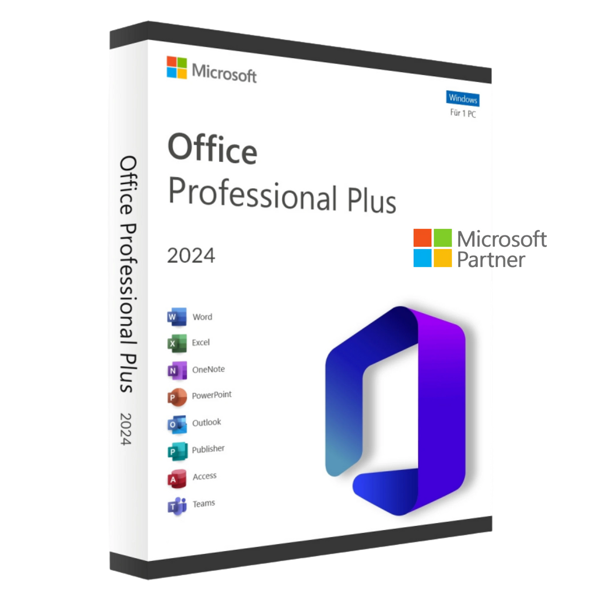 Microsoft Office 2024 Professional Plus Lizenz Key für Windows Download – Word, Excel, PowerPoint