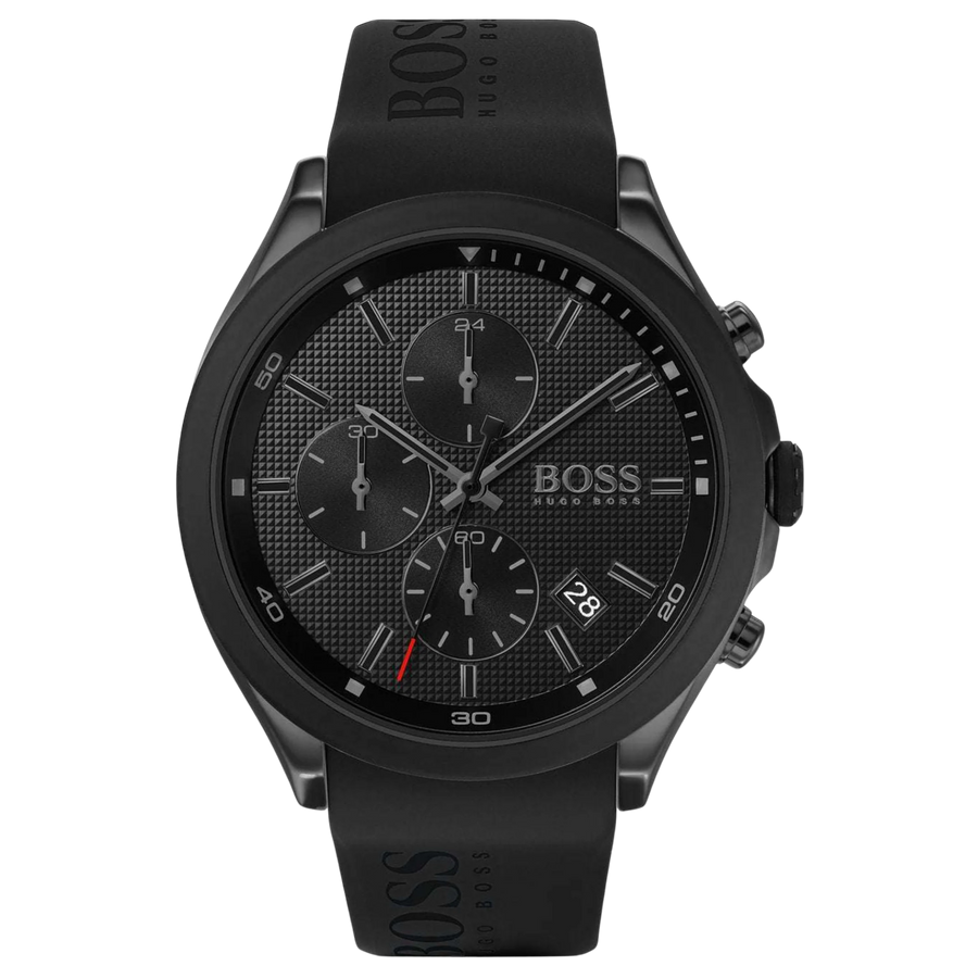 Boss 1513720 Herren Uhr Chronograph Schwarz Silikon - BOSS | Jetzt kaufen bei karinex