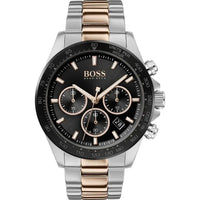 Boss Chronograph 1513757 Herren Uhr aus Edelstahl in Bicolor mit schwarzem Zifferblatt
 - Bild 1