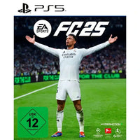 EA Sports FC 25 für PlayStation 5 – Spielcover mit Fußballspieler auf dem Spielfeld, USK 12 - Bild 1