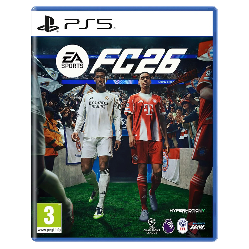 EA Sports FC 26 für PlayStation 5 – Fußballspiel mit Real- und Bundesligaspielern, offizieller USK 12 Kennzeichnung