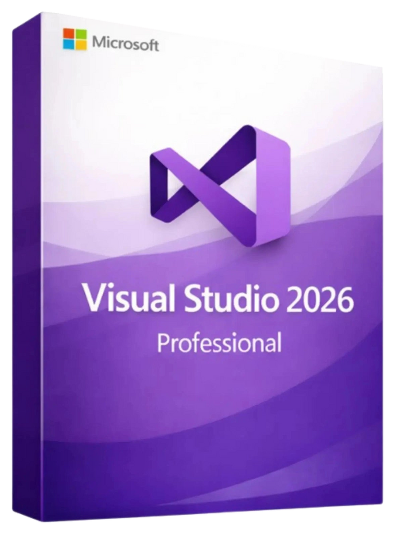 Osta Visual Studio 2026 Professional – täysversio pysyvällä lisenssillä 1 PC:lle