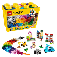 LEGO Classic Große Bausteine-Box (10698) mit bunten Steinen und Modellen